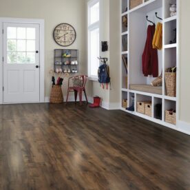 laminate in a mudroom