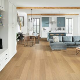 laminate in an open living room